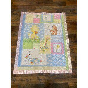 Vintage Little Suzy’s Zoo baby quilt